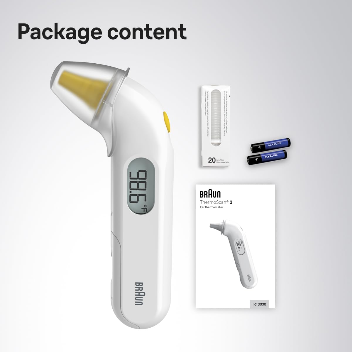 Braun Thermoscan3 Ear Thermometer - close-up detail