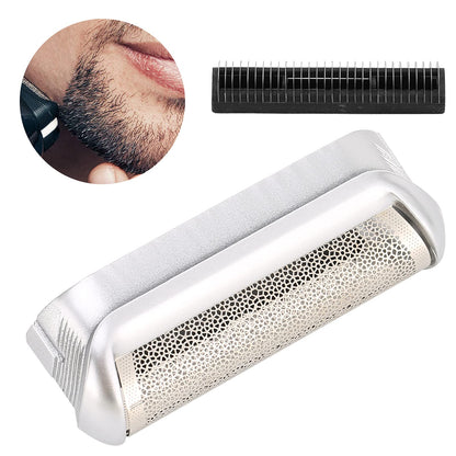 Brrnoo Replacement Foil & Cutter for Braun Series 5, 5S Electric Shaver Head, Compatible with Multiple Models - close-up deta