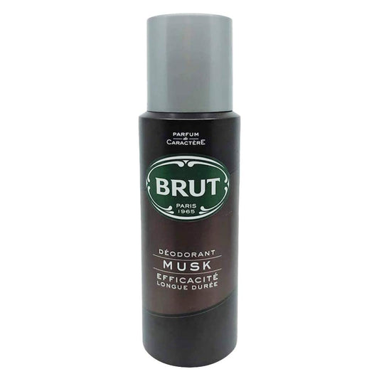 Brut Deodorant Spray for Men, Musk, Authentic, Elegant Musky Fragrance, Long Lasting Deo, for All Skin Types, 200 ml