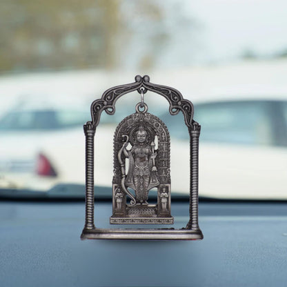 BUC Ayodhya Ram Lalla Figurine for Car Dashboard - Classical Standing Idol, Weighted Base, Home Decor (18)