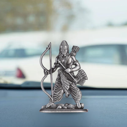 BUC Ayodhya Ram Lalla Figurine for Car Dashboard - Classical Standing Idol, Weighted Base, Home Decor (27)
