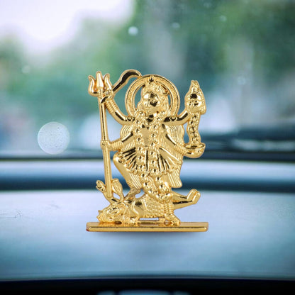 BUC Maa Durga Sherawali Dashboard Figurine, Car Decor Idol, Multi-Finish, All Ages (11)
