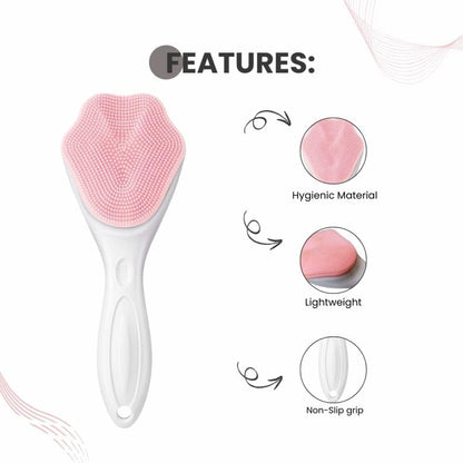 Busaji ENTERPRISE Reusable Silicone Facial Ice Roller, Capsule Ergonomic Design for Cooling Massage - front view (20)