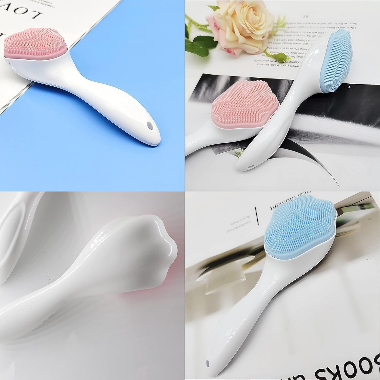 Busaji ENTERPRISE Reusable Silicone Facial Ice Roller, Capsule Ergonomic Design for Cooling Massage - size and scale (27)