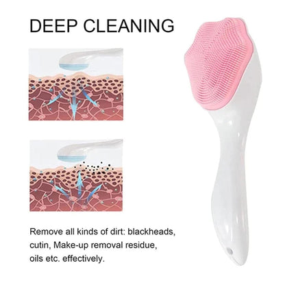 Busaji ENTERPRISE Reusable Silicone Facial Ice Roller, Capsule Ergonomic Design for Cooling Massage - label detail (30)