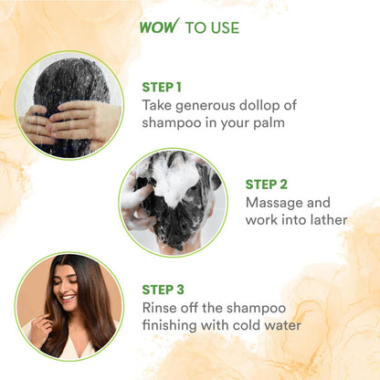 BUYWOW WOW Skin Science Rosemary & Biotin Shampoo, 250ml, Unisex Hair Cleanser - ingredients panel