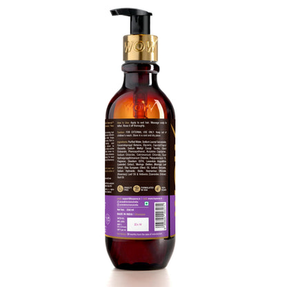 BUYWOW WOW Skin Science Rosemary & Biotin Shampoo, 250ml, Unisex Hair Cleanser - in use