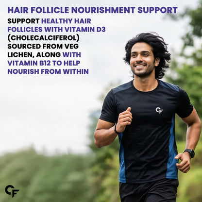 Carbamide Forte Biotin Hair Gummies, Strawberry Flavor, No Added Sugar, 60 Count, Adult Supplement - size and scale