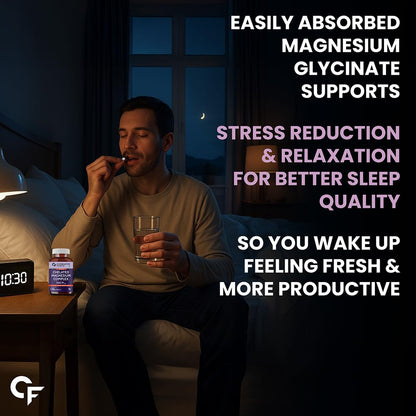 Carbamide Forte Chelated Magnesium Glycinate Supplement, 2000mg per Serving, 10 Veg Tablets - packaging (73)