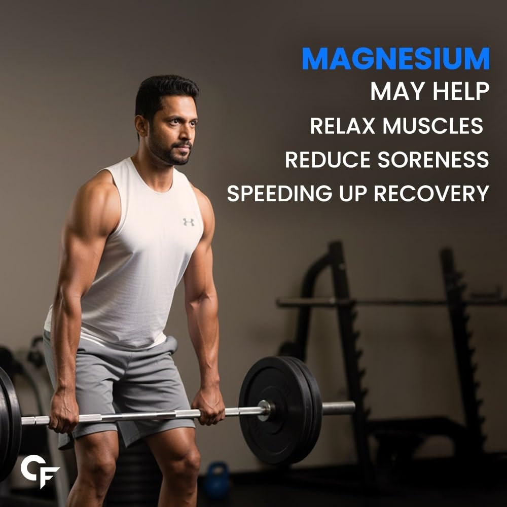 Carbamide Forte Chelated Magnesium Glycinate Supplement, 2000mg per Serving, 10 Veg Tablets - close-up detail