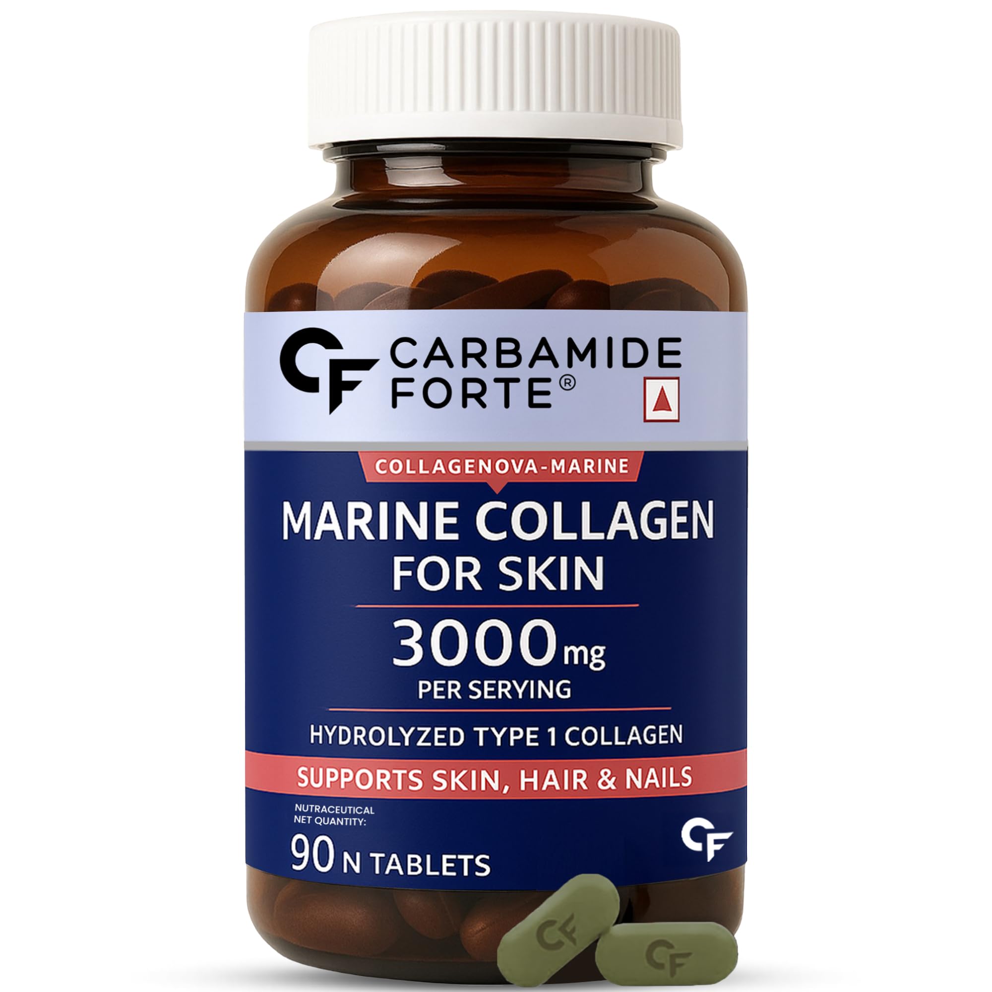 Carbamide Forte Hydrolyzed Collagen Nutritional Supplement, Adult Unisex, Tablets and Powder (17)