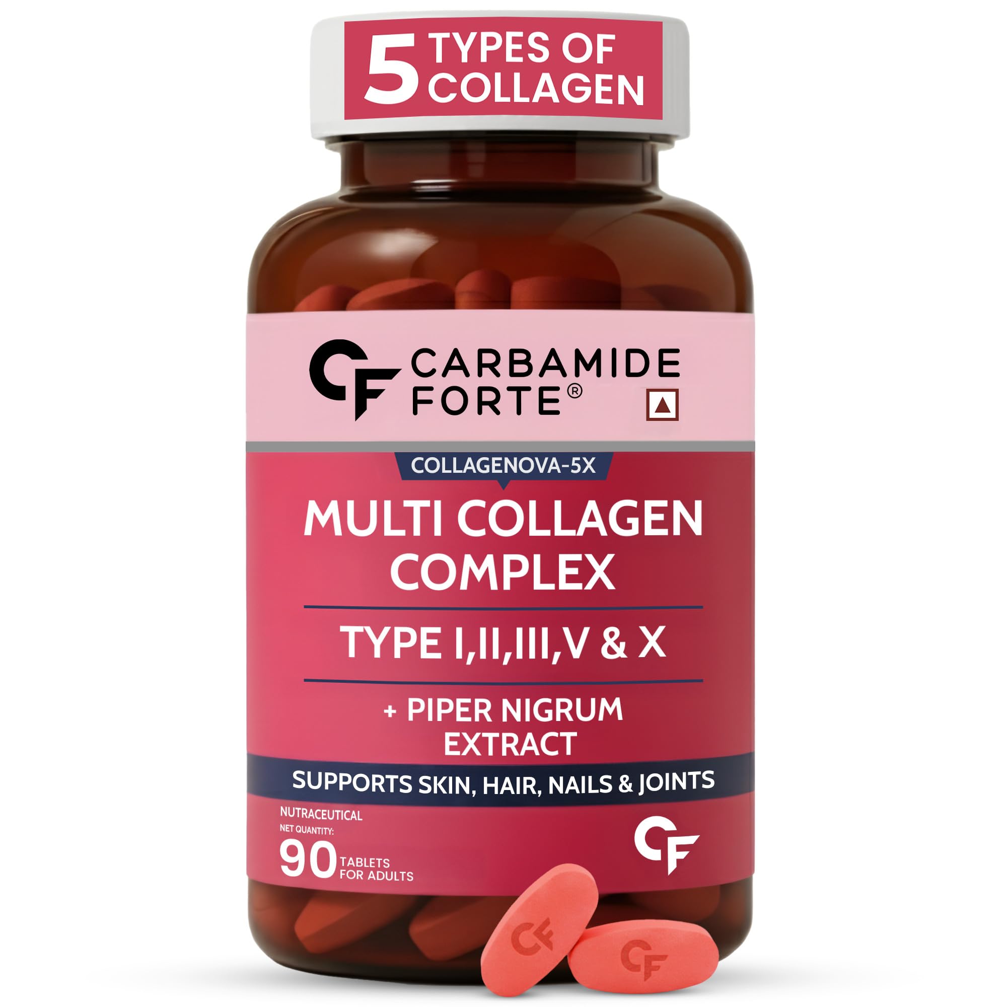 Carbamide Forte Hydrolyzed Collagen Nutritional Supplement, Adult Unisex, Tablets and Powder (26)