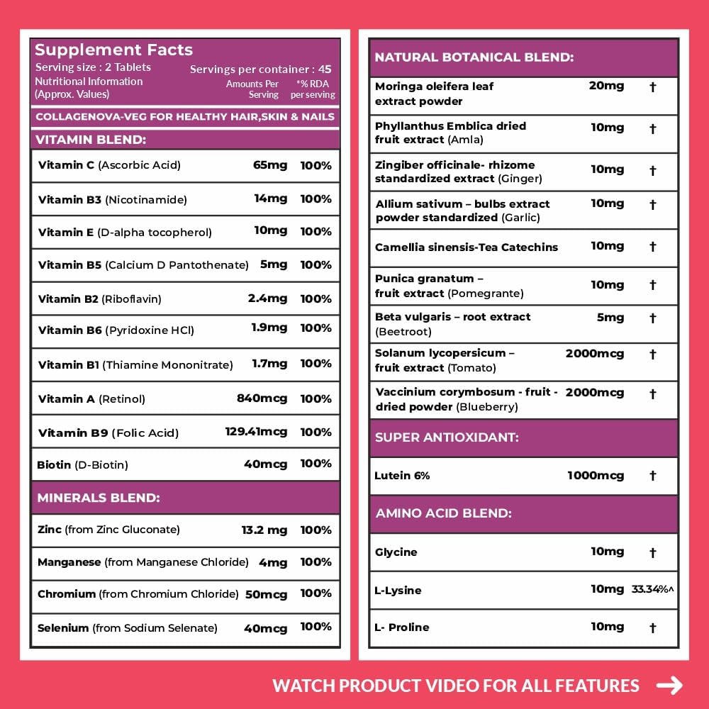 Carbamide Forte Hydrolyzed Collagen Nutritional Supplement, Adult Unisex, Tablets and Powder - front view (36)
