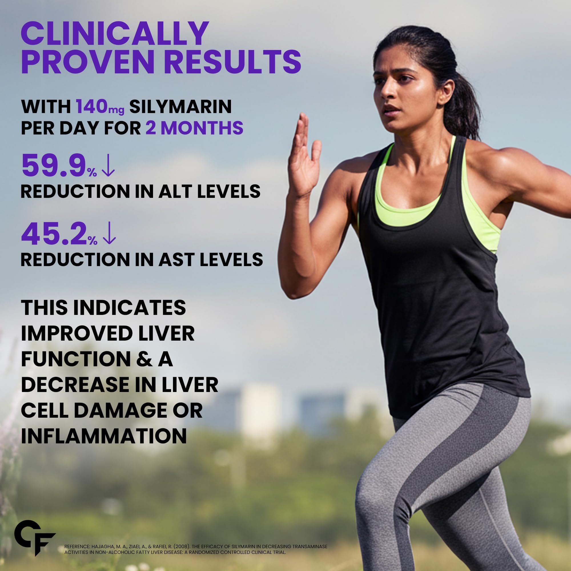 Carbamide Forte Milk Thistle Herbal Supplement, 30:1 Extract 800mg, 80% Silymarin, Veg Tablets - close-up detail