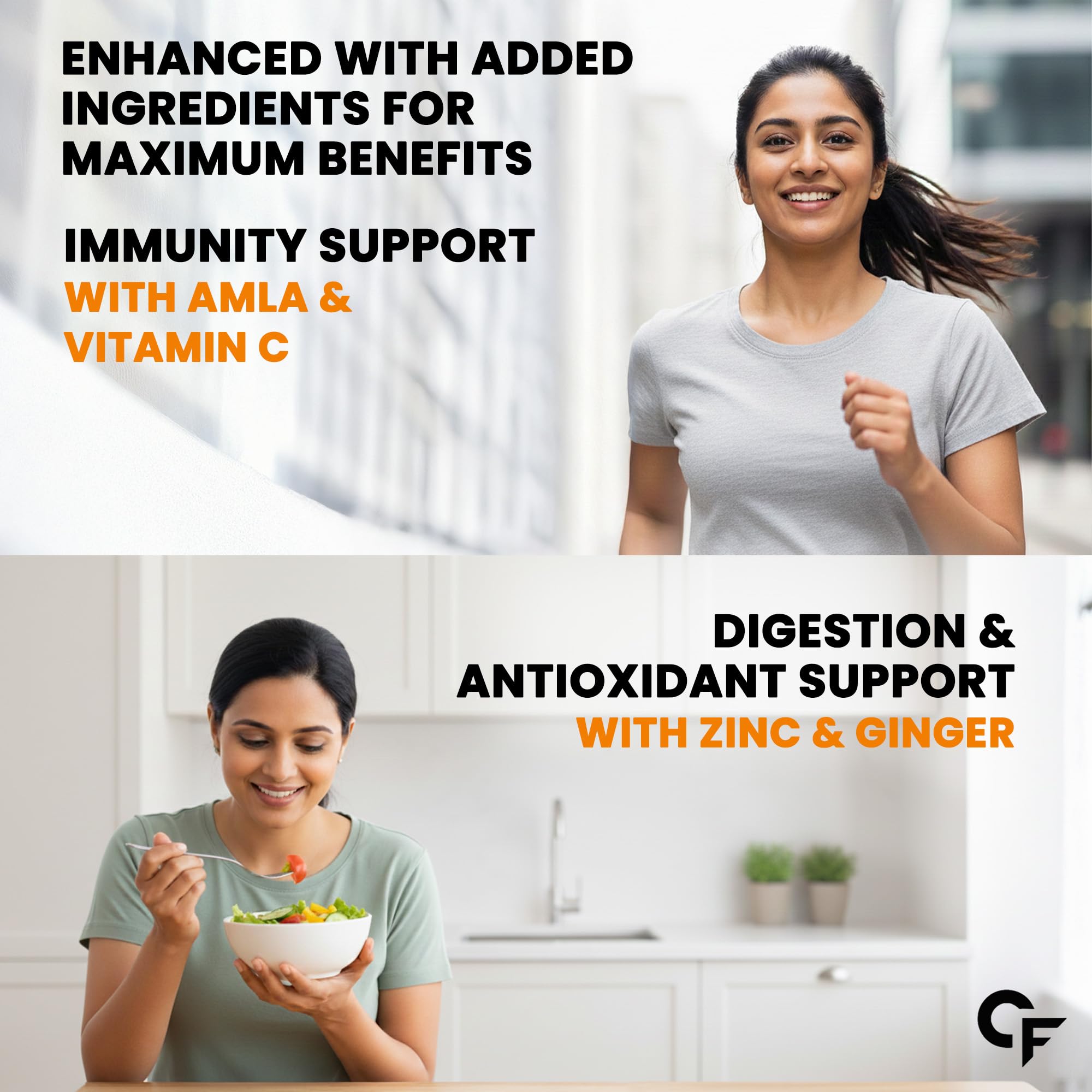 Carbamide Forte Natural Vitamin C Tablets | 1000mg Amla Extract With Zinc | Vitamin C Supplement for Immunity, Antioxidant, C