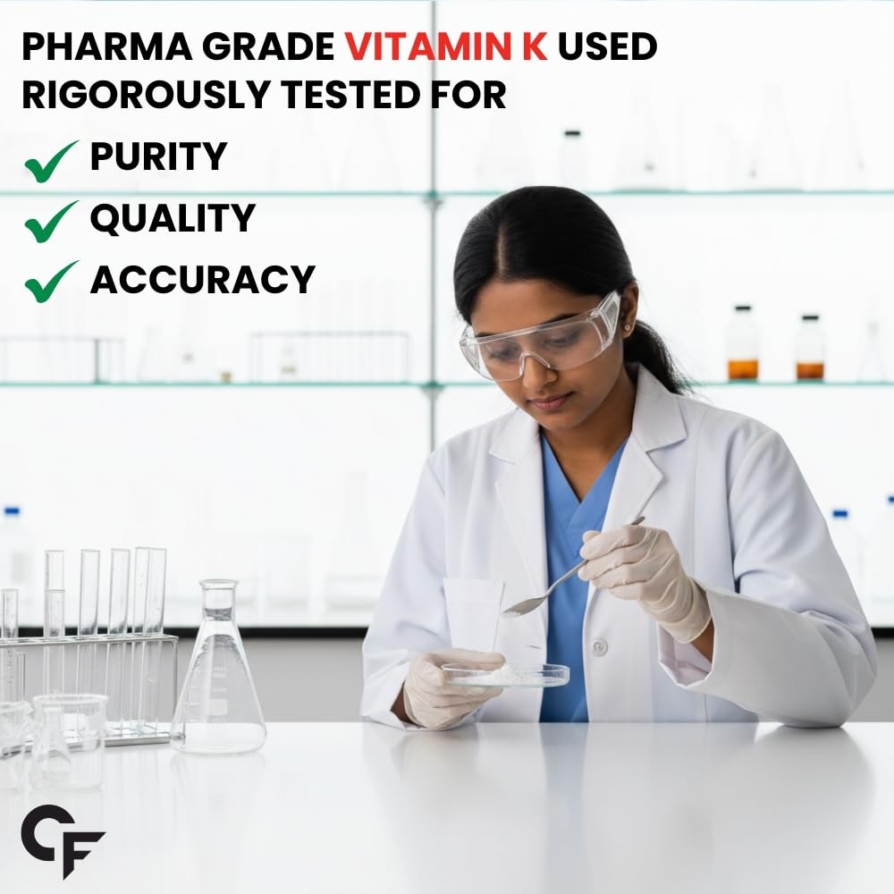 Carbamide Forte Vitamin D3 K2 MK7 Supplement, Lichen-Based Formula, Adult - label detail (25)