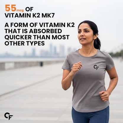 Carbamide Forte Vitamin D3 K2 MK7 Supplement, Lichen-Based Formula, Adult - packaging