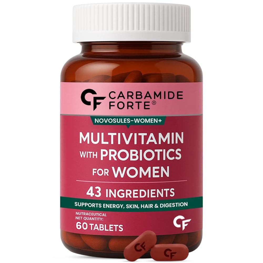 Carbamide Forte Women Combination Multivitamin & Mineral Tablets with Probiotics, 43 Ingredients (26)