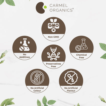 CARMEL ORGANICS Amla Fruit Powder 100g, Organic Herbal Supplement, Indian Gooseberry - ingredients panel (12)