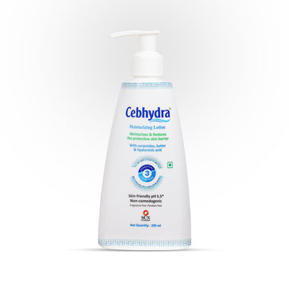 Cebhydra Skin Moisturizer with Ceramides, Cholesterol and Fatty Acids, 100g, for Dry Sensitive Skin