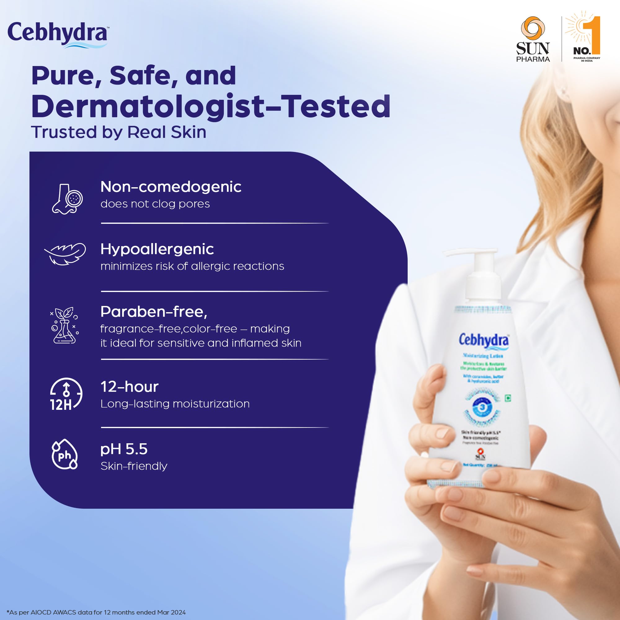Cebhydra Skin Moisturizer with Ceramides, Cholesterol and Fatty Acids, 100g, for Dry Sensitive Skin - ingredients panel