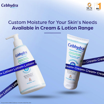 Cebhydra Skin Moisturizer with Ceramides, Cholesterol and Fatty Acids, 100g, for Dry Sensitive Skin - close-up detail