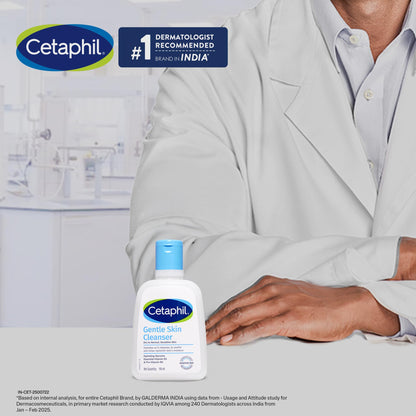 Cetaphil Gentle Skin Cleanser, 1000ml, Face Wash for Dry & Sensitive Skin, Unscented - back view