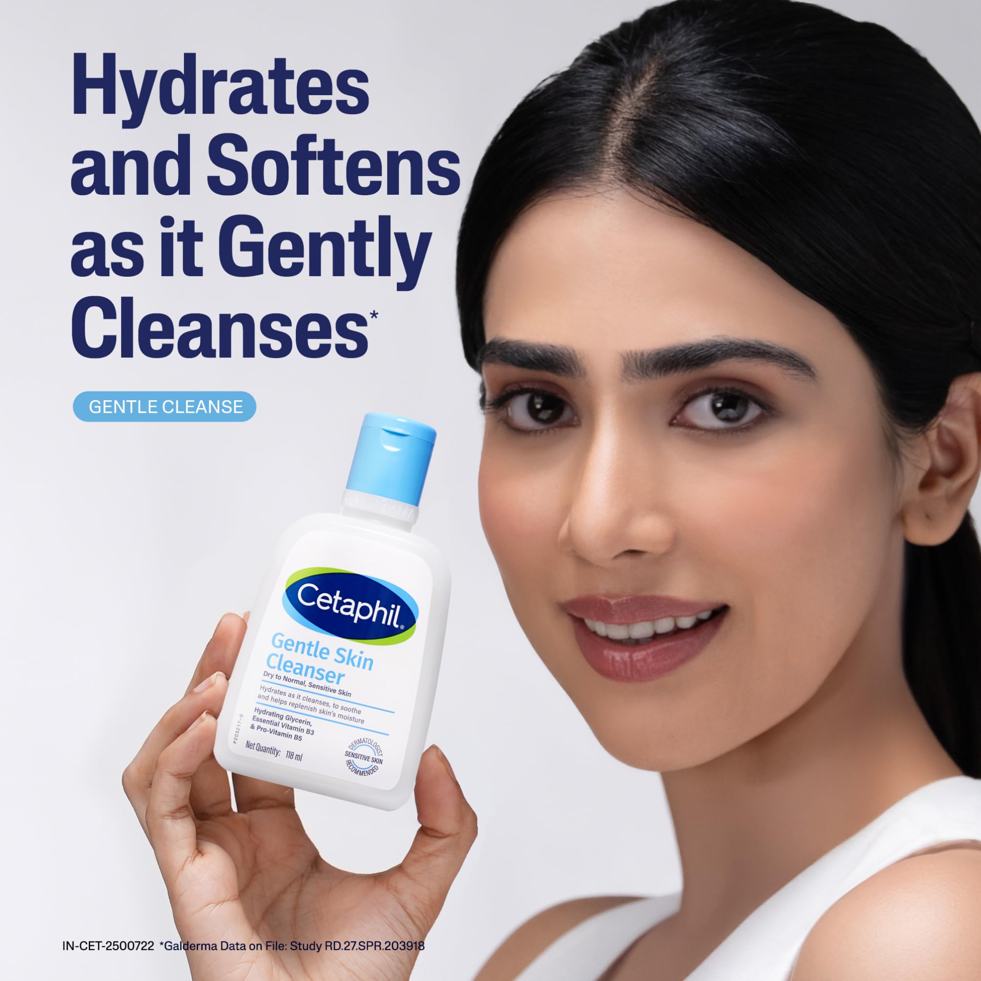 Cetaphil Gentle Skin Cleanser, 1000ml, Face Wash for Dry & Sensitive Skin, Unscented - close-up detail (15)