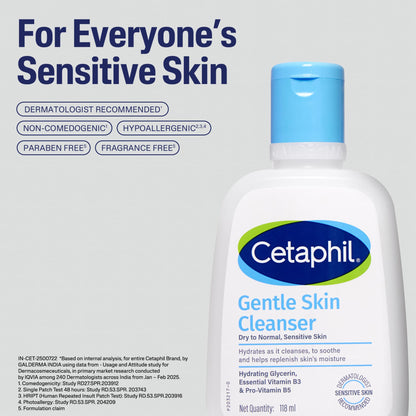 Cetaphil Gentle Skin Cleanser, 1000ml, Face Wash for Dry & Sensitive Skin, Unscented - in use (16)