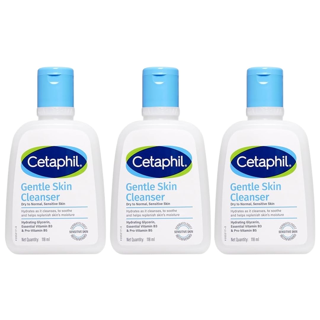 Cetaphil Gentle Skin Cleanser, 1000ml, Face Wash for Dry & Sensitive Skin, Unscented (18)