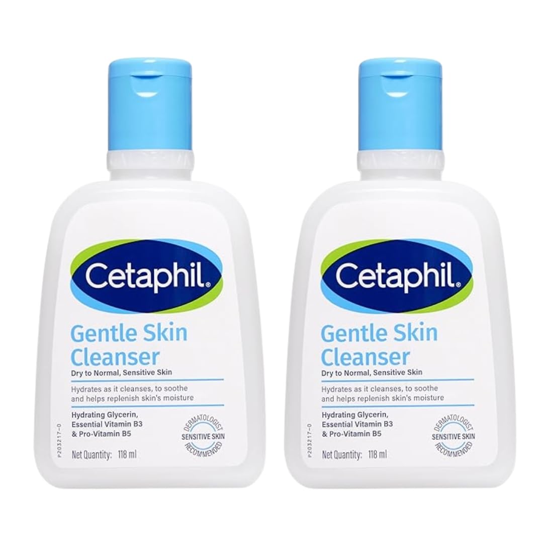 Cetaphil Gentle Skin Cleanser, 1000ml, Face Wash for Dry & Sensitive Skin, Unscented (22)