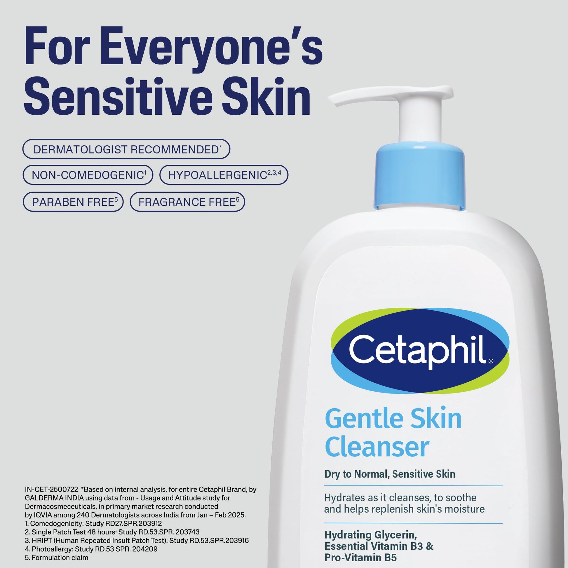 Cetaphil Gentle Skin Cleanser, 1000ml, Face Wash for Dry & Sensitive Skin, Unscented - size and scale (31)