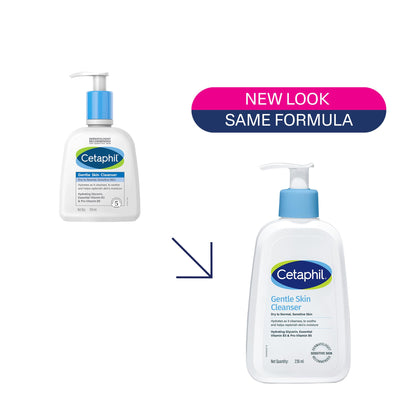 Cetaphil Gentle Skin Hydrating Face Wash with Niacinamide and Vitamin B5, Unisex Face Cleanser for Dry to Normal Sensitive Sk