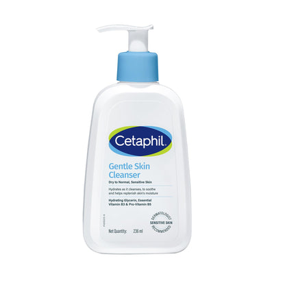 Cetaphil Gentle Skin Hydrating Face Wash with Niacinamide and Vitamin B5, Unisex Face Cleanser for Dry to Normal Sensitive Sk