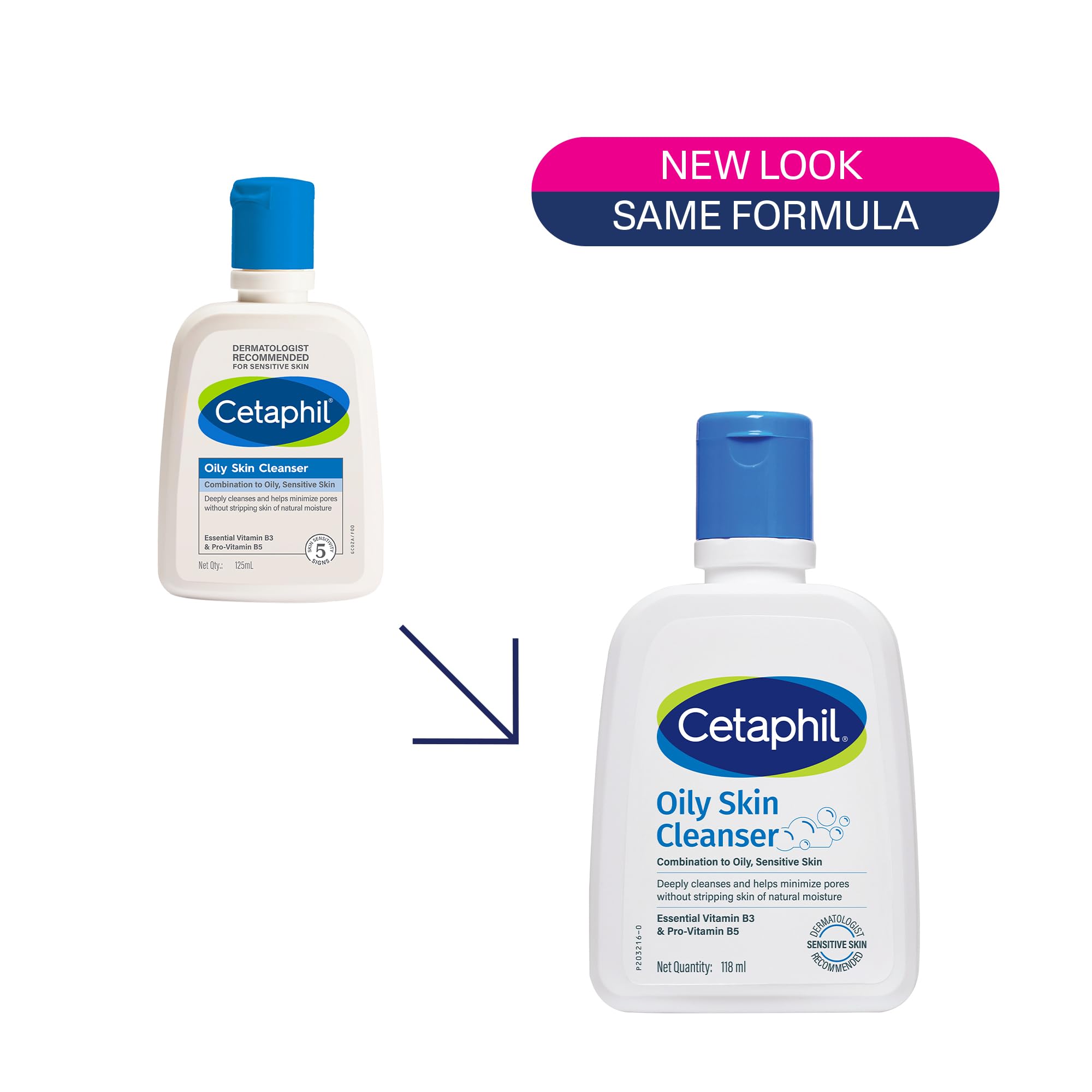 Cetaphil Oily Skin Cleanser Face Wash, Gentle Foaming, pH Balanced, for Acne-Prone Skin - size and scale (14)