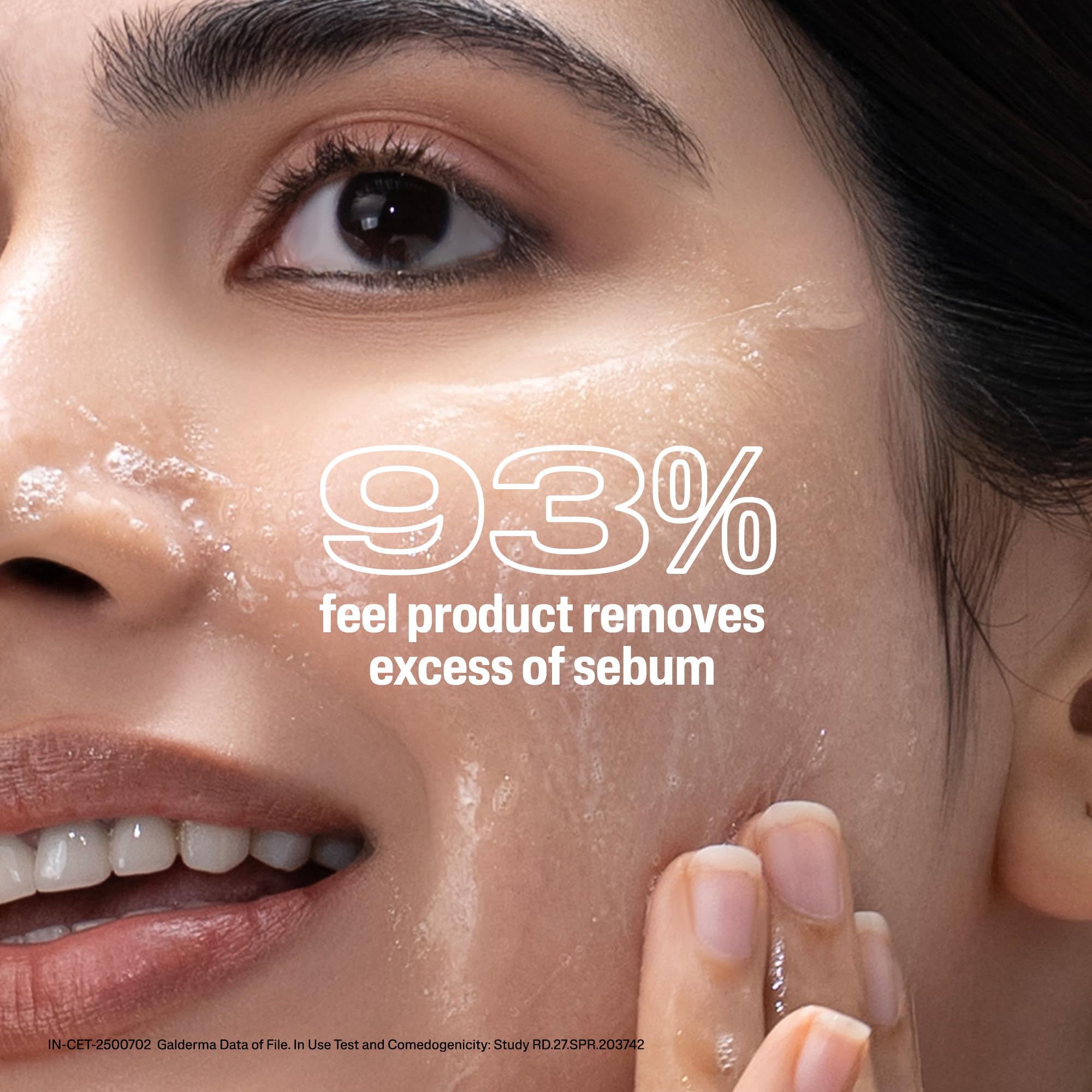 Cetaphil Oily Skin Cleanser Face Wash, Gentle Foaming, pH Balanced, for Acne-Prone Skin - size and scale