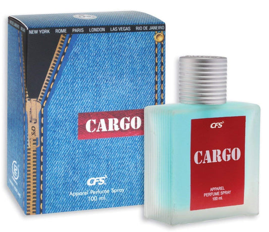 CFS Cargo Blue Perfume - 100ml - Fresh Scent - Apparel Body Spray - Long Lasting Fragrance