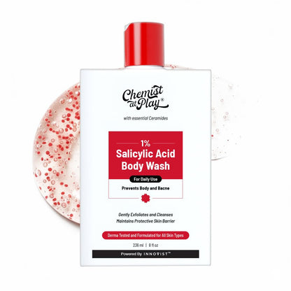 Chemist at Play 1% Salicylic Acid Body Wash, Paraben & SLS Free, Beauty, Unisex