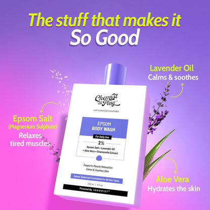 Chemist at Play 1% Salicylic Acid Body Wash, Paraben & SLS Free, Beauty, Unisex - back view (16)