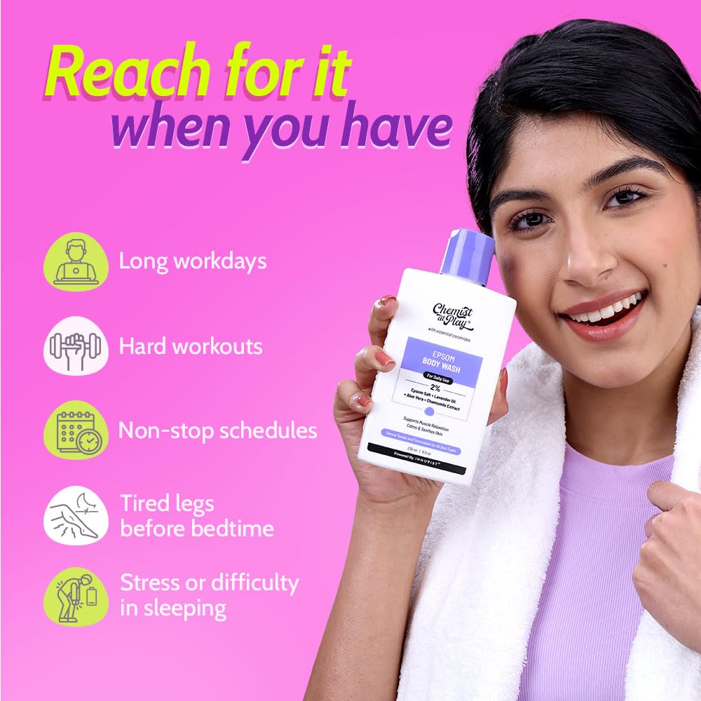 Chemist at Play 1% Salicylic Acid Body Wash, Paraben & SLS Free, Beauty, Unisex - packaging (17)