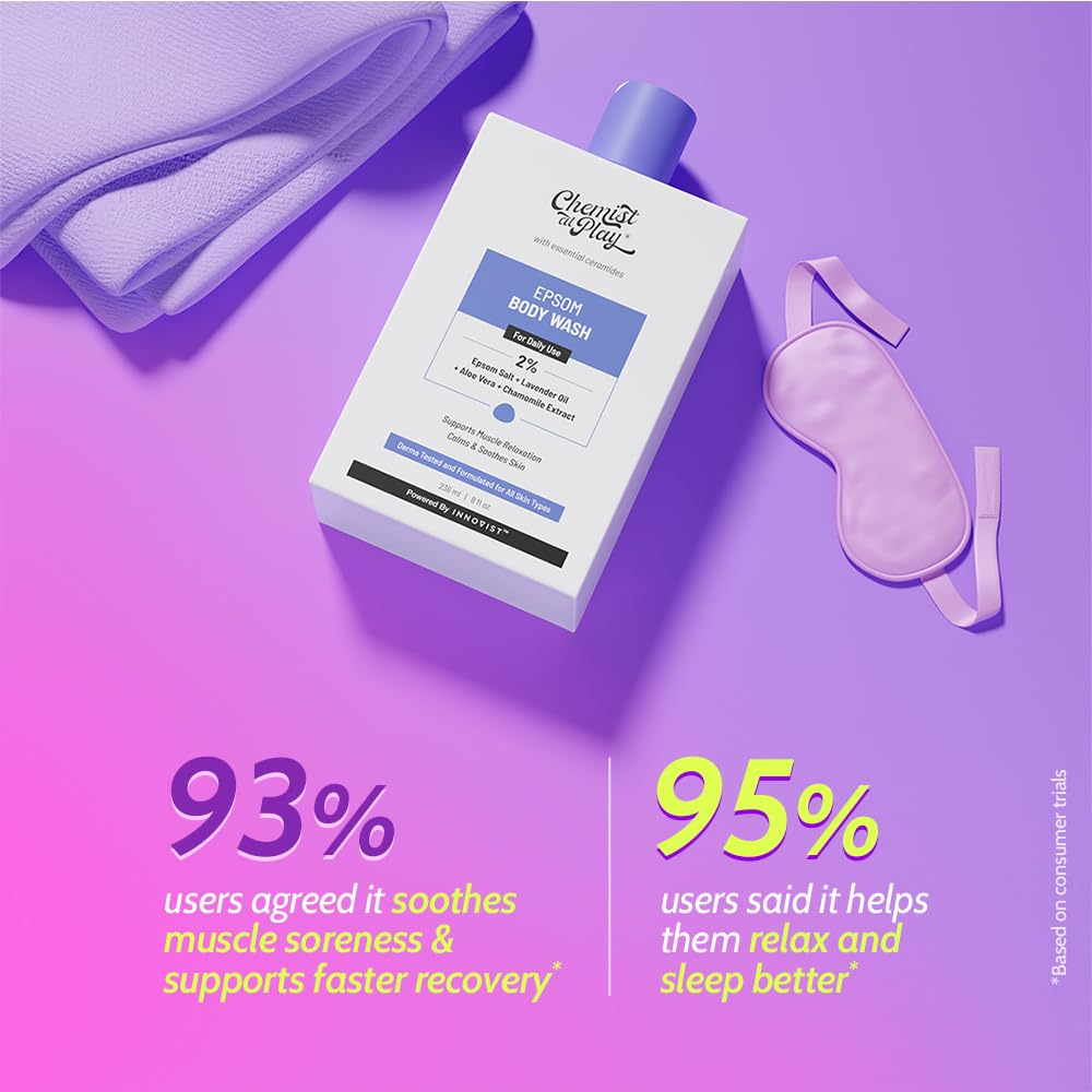 Chemist at Play 1% Salicylic Acid Body Wash, Paraben & SLS Free, Beauty, Unisex - in use