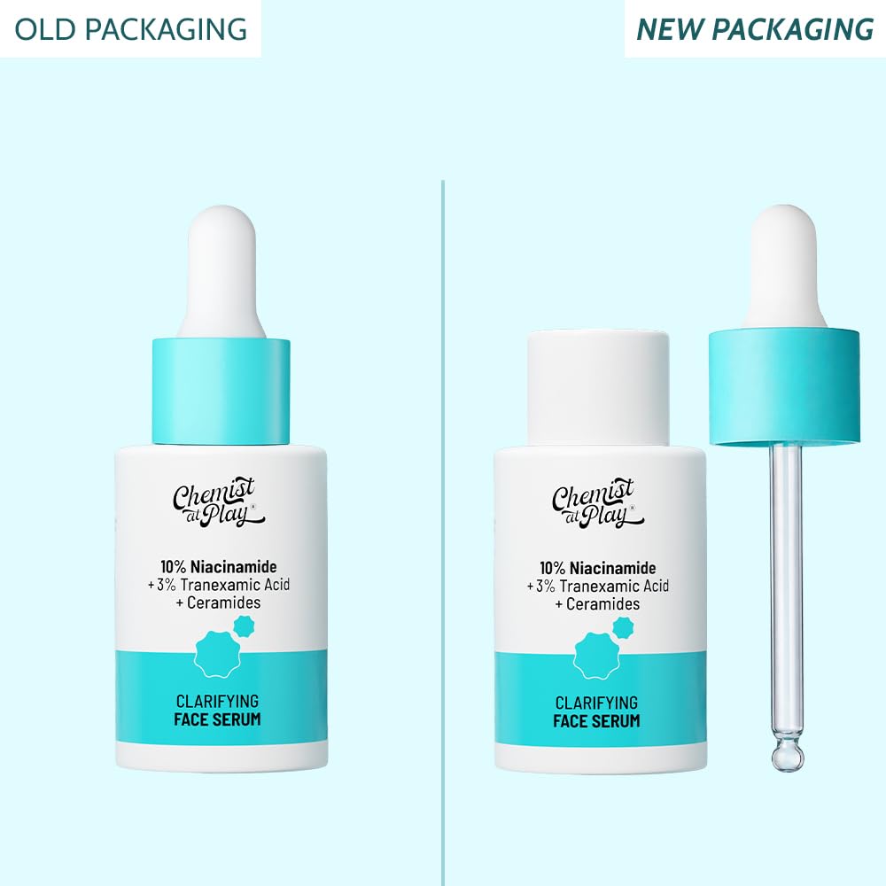 Chemist at Play 10% Niacinamide Face Serum with Ceramides & Sodium Hyaluronate, Unisex, All Skin Types - ingredients panel (1