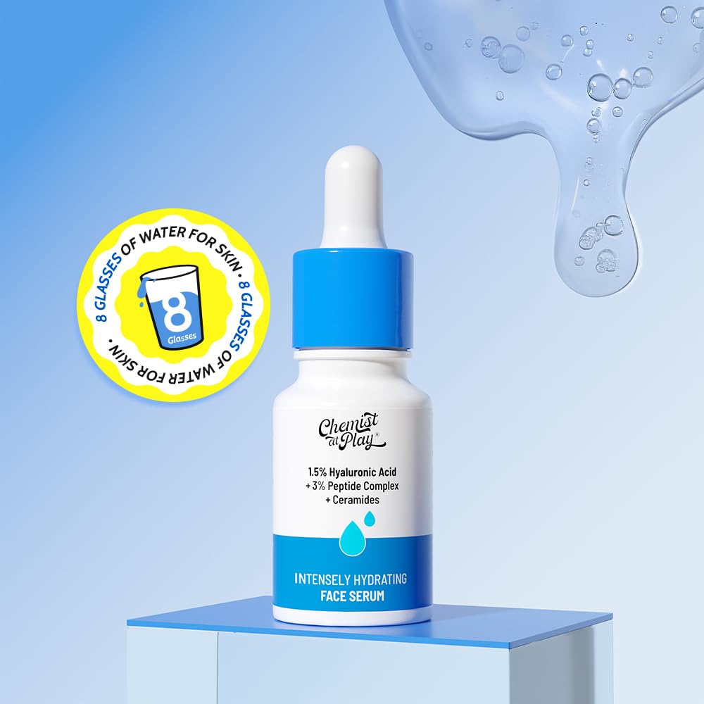 Chemist at Play 10% Niacinamide Face Serum with Ceramides & Sodium Hyaluronate, Unisex, All Skin Types - front view (17)