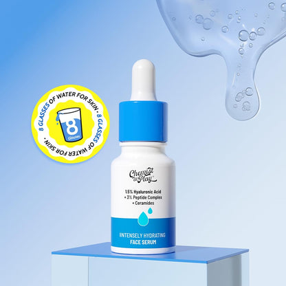 Chemist at Play 10% Niacinamide Face Serum with Ceramides & Sodium Hyaluronate, Unisex, All Skin Types - front view (17)