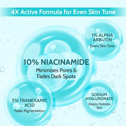 Chemist at Play 10% Niacinamide Face Serum with Ceramides & Sodium Hyaluronate, Unisex, All Skin Types - front view
