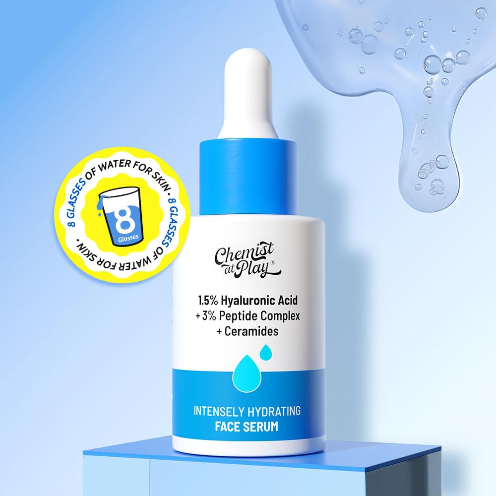 Chemist at Play 10% Niacinamide Face Serum with Ceramides & Sodium Hyaluronate, Unisex, All Skin Types - front view (26)