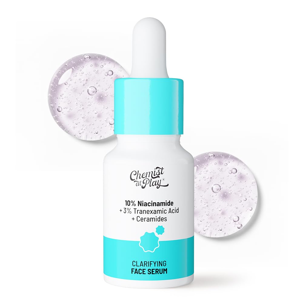 Chemist at Play 10% Niacinamide Face Serum with Ceramides & Sodium Hyaluronate, Unisex, All Skin Types - size and scale