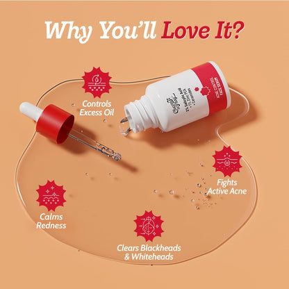 Chemist at Play 2% Salicylic Acid Face Serum, Non-Comedogenic, Dermatologist-Tested, Unisex - front view