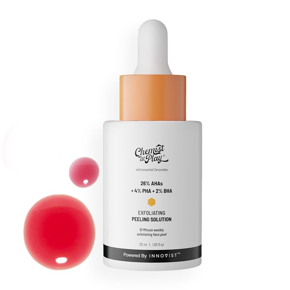 Chemist at Play 26% AHA 2% BHA 4% PHA Peeling Solution, 30mL, Vegan & Cruelty-Free
