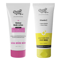 Retinol Body Lotion + Exfoliating Body Wash